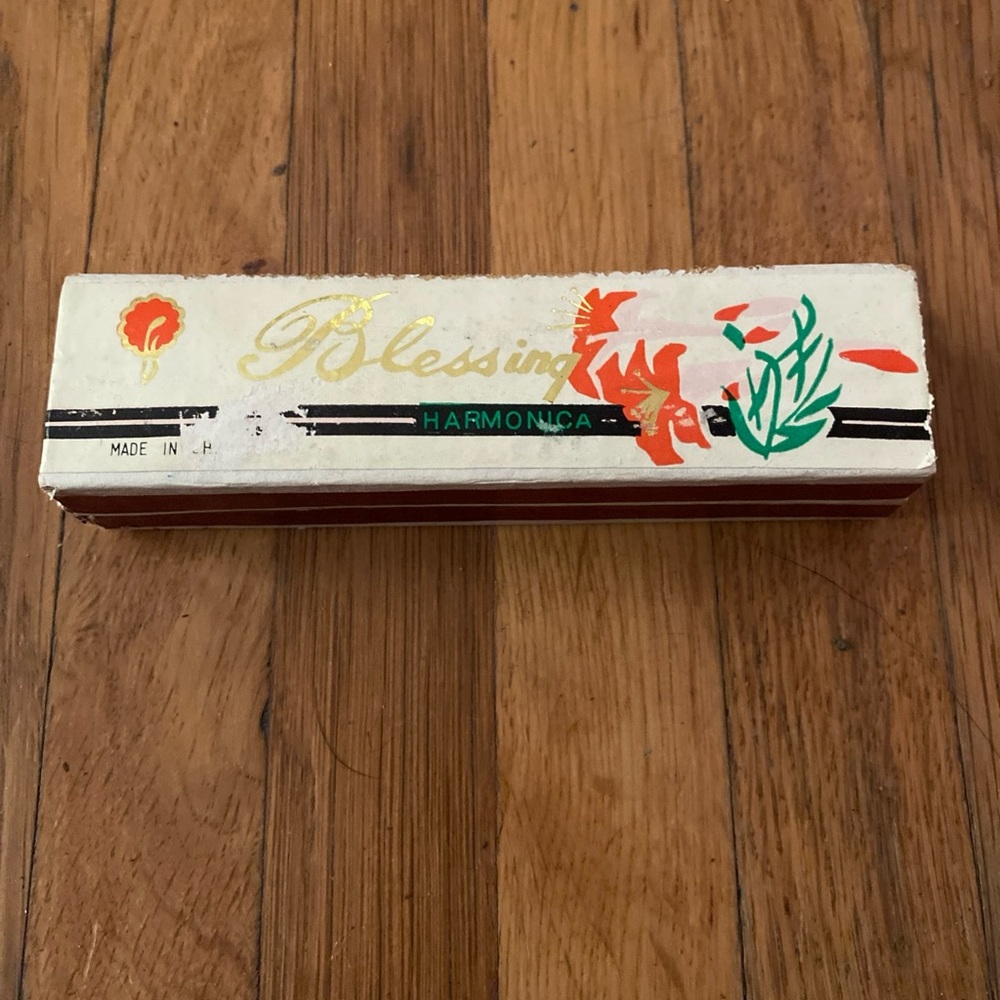 Vintage Harmonica with Original Box
